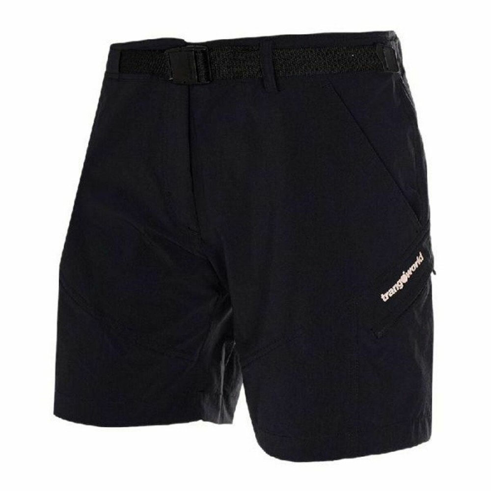 Damen-Sportshorts Trangoworld Yittu Schwarz