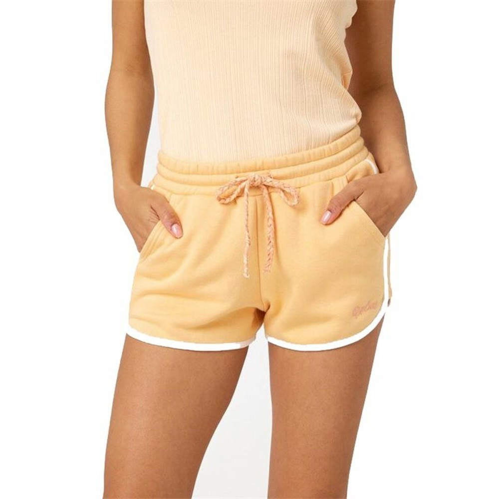 Sports Shorts for Women Rip Curl Assy Yellow Orange Coral