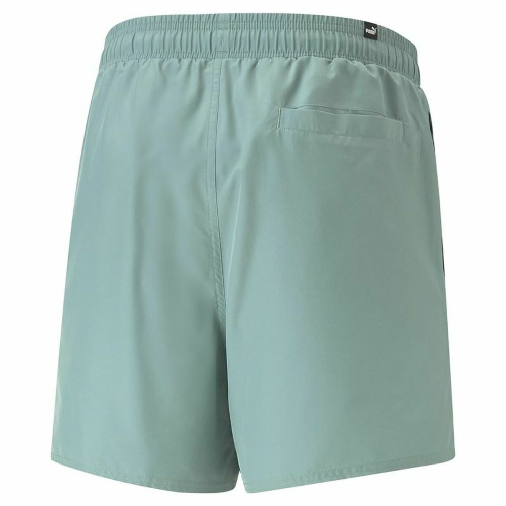 Short de Sport pour Homme Puma Ess+ Logo Power Cat For All Time Aigue marine Bleu Vert