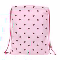 Rucksacktasche mit Bändern Minnie Mouse Naive Rosa 26 x 34 x 1 cm