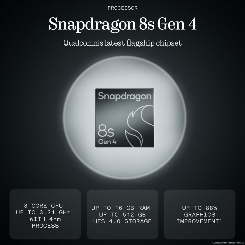 Smartphone Nothing Phone 3 5G 6,67" Octa Core 16 GB RAM 512 GB Weiß
