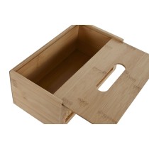 Tissue-Box Home ESPRIT Bambus Rattan 25 x 13 x 10 cm