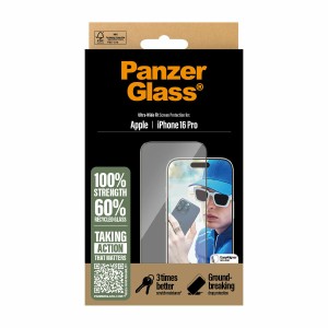 Bildschirmschutz fürs Handy PanzerGlass iPhone 16 Pro