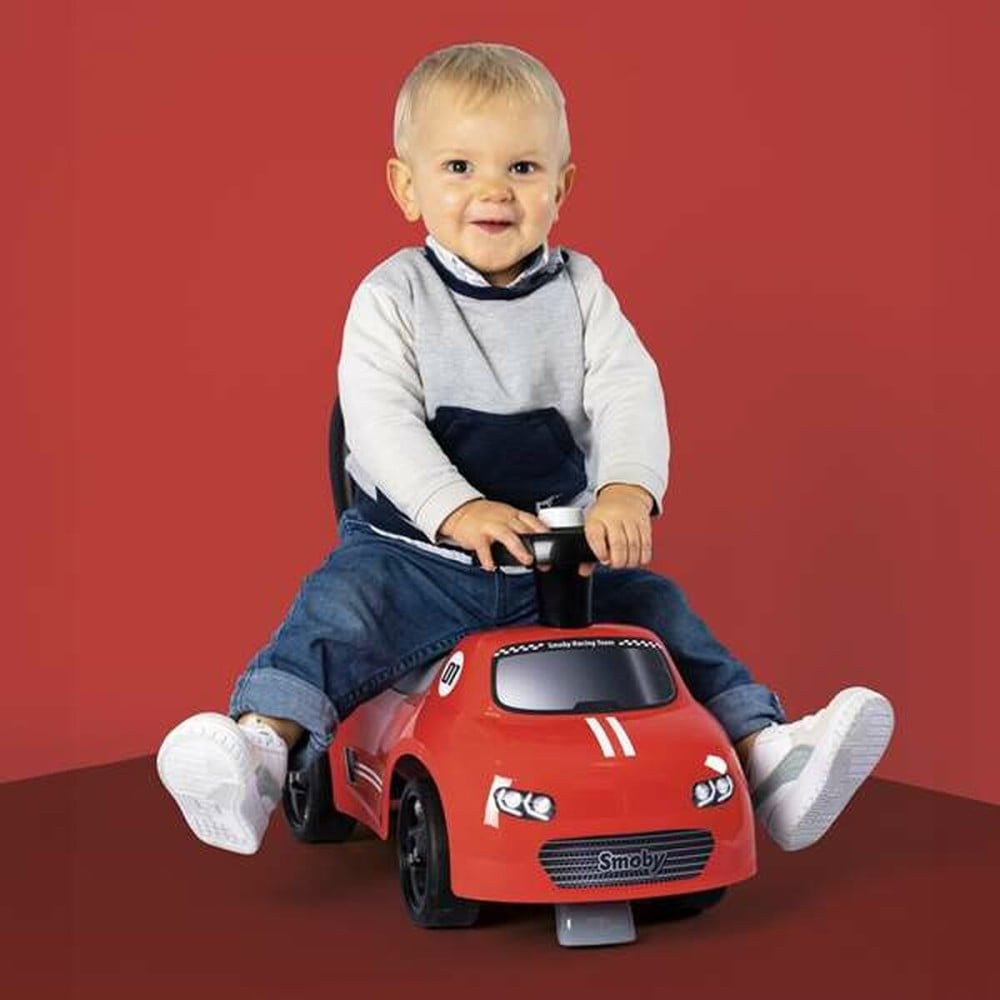 Tricycle Smoby Noir Rouge 2 en 1