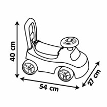Tricycle Smoby Noir Rouge 2 en 1