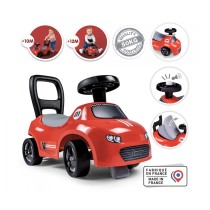 Tricycle Smoby Noir Rouge 2 en 1