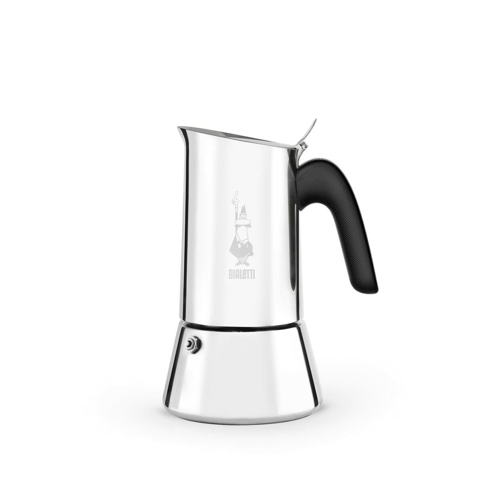 Italienische Kaffeemaschine Bialetti NEW VENUS Silberfarben Metall Edelstahl