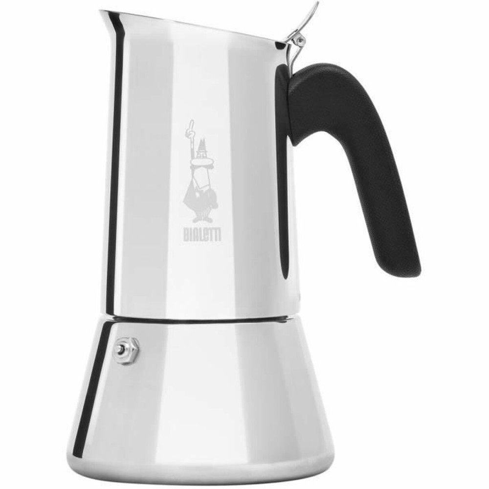Italienische Kaffeemaschine Bialetti NEW VENUS Silberfarben Metall Edelstahl
