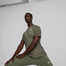 T-shirt à manches courtes homme Puma Studio Foundation Vert Olive