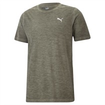 Men’s Short Sleeve T-Shirt Puma Studio Foundation Green Olive