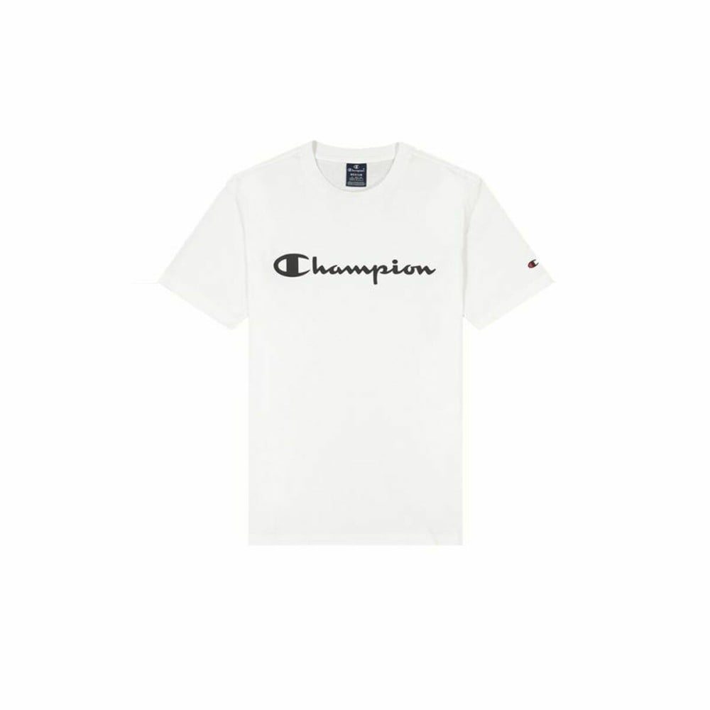 Men’s Short Sleeve T-Shirt Champion Crewneck White