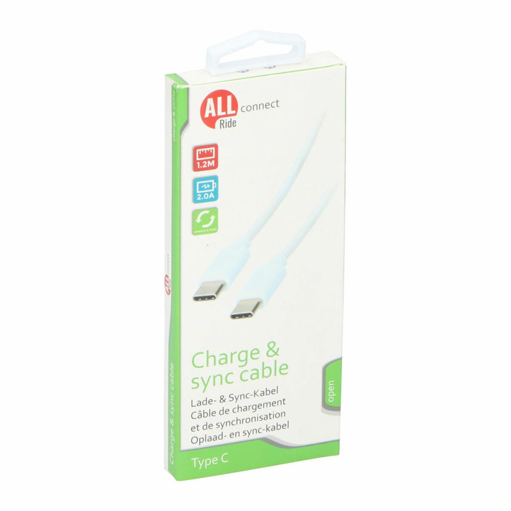 Câble USB All Ride Blanc 1,2 m