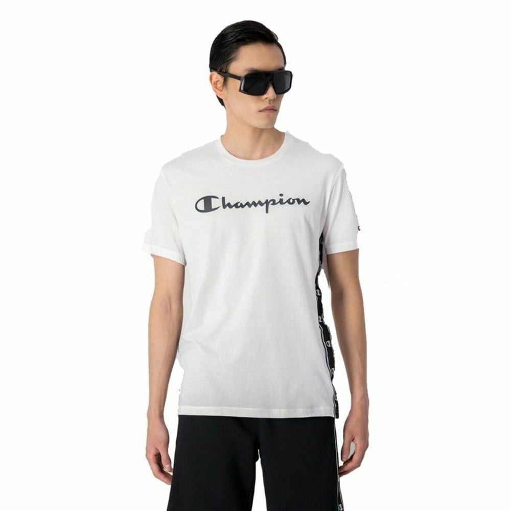 Men’s Short Sleeve T-Shirt Champion Crewneck White