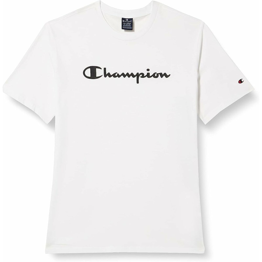 Men’s Short Sleeve T-Shirt Champion Crewneck White