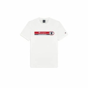 Men’s Short Sleeve T-Shirt Champion Crewneck White