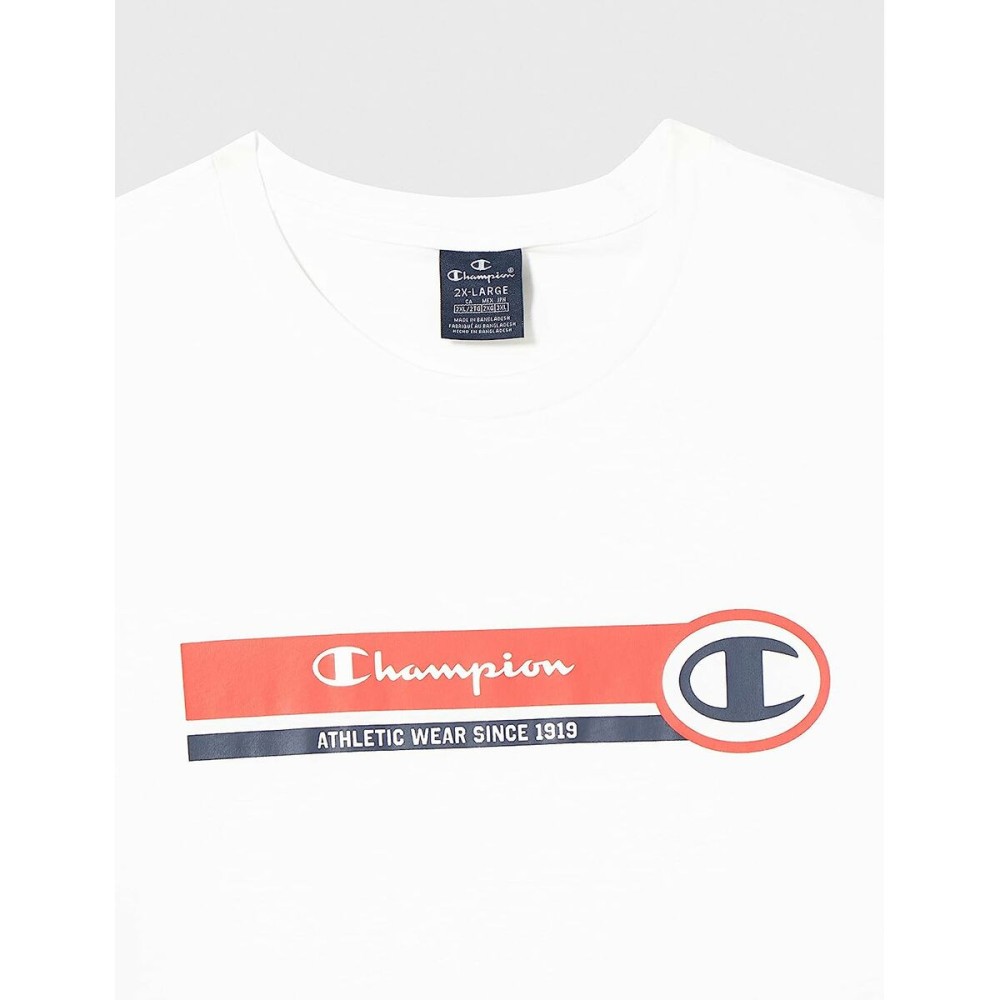 T-shirt à manches courtes homme Champion Crewneck Blanc