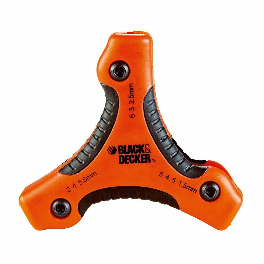 Foldable Hexagonal keys Black & Decker bdht0-71628 1,5-2-2,5-3-4-4,5-5-5,5-6 mm