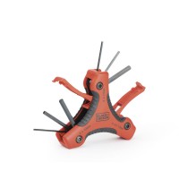 Foldable Hexagonal keys Black & Decker bdht0-71628 1,5-2-2,5-3-4-4,5-5-5,5-6 mm