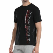 Herren Kurzarm-T-Shirt John Smith Jalde Schwarz