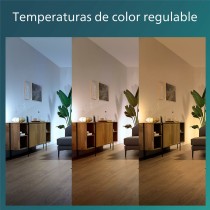 Ventilateur de Plafond avec Lumière Philips Atlas Blanc Noir Métal