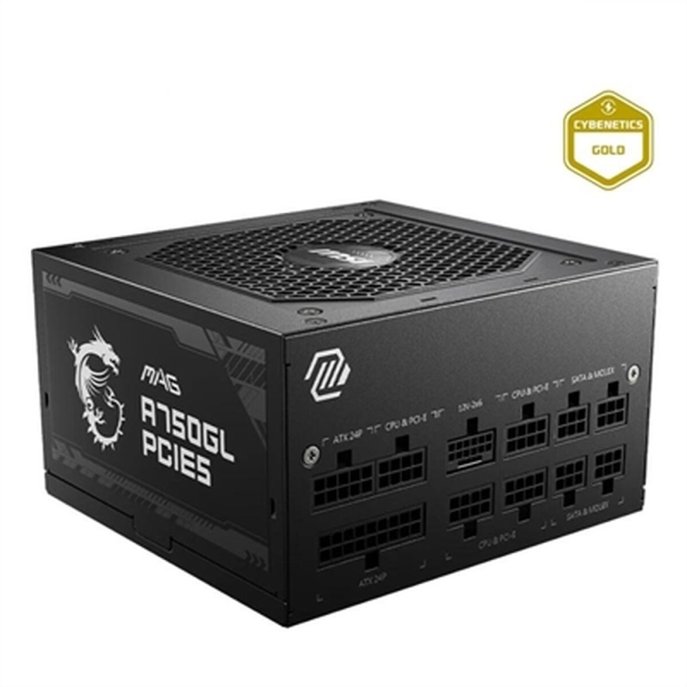 Bloc d’Alimentation MSI 306-7ZP8E11-CE0 750 W ATX 80 Plus Gold
