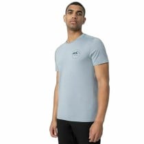 Herren Kurzarm-T-Shirt 4F Fnk M210 Hellblau