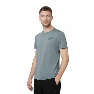 Herren Kurzarm-T-Shirt 4F Fnk M209 Grau