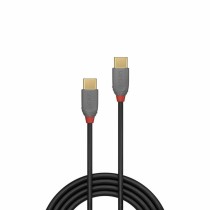 Kabel USB C LINDY 36872 2 m Schwarz Grau