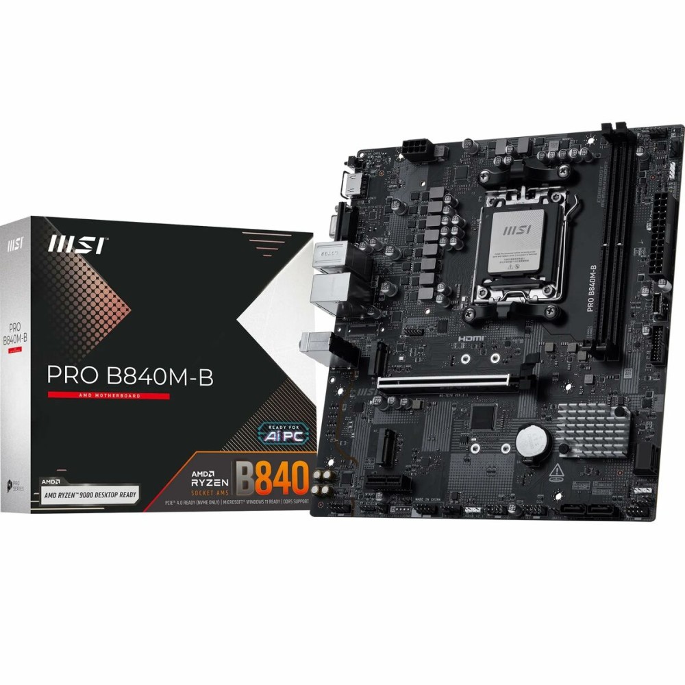 Motherboard MSI PRO B840M-B AMD AM5 AMD