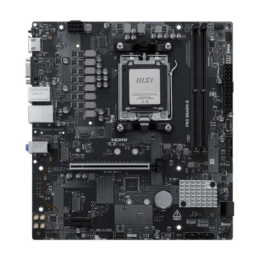 Motherboard MSI PRO B840M-B AMD AM5 AMD