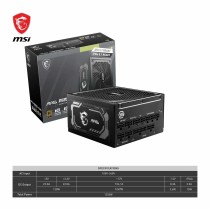 Bloc d’Alimentation MSI 306-7ZP9A11-CE0 1200 W ATX 80 Plus Gold