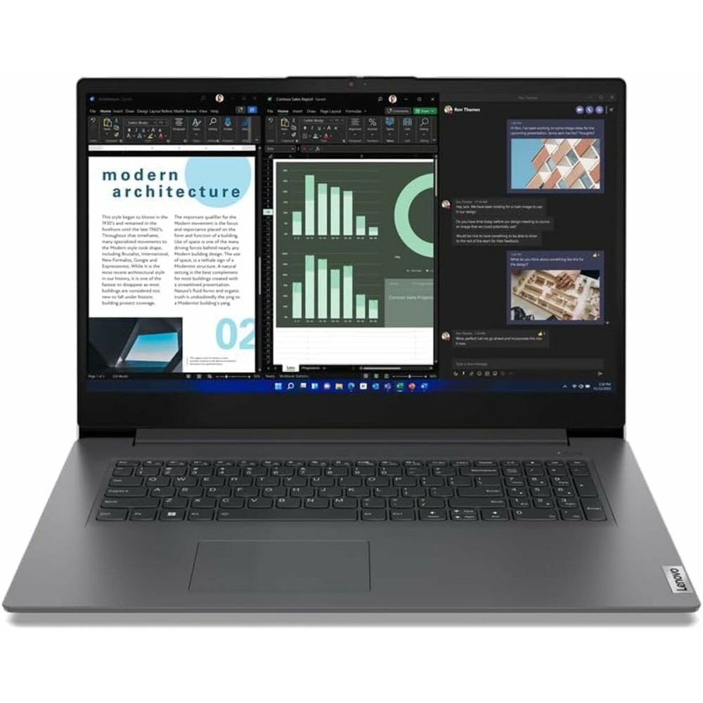 Laptop Lenovo V17 G4 IRU 17,3" 8 GB RAM 256 GB SSD I3-1315U Spanish Qwerty