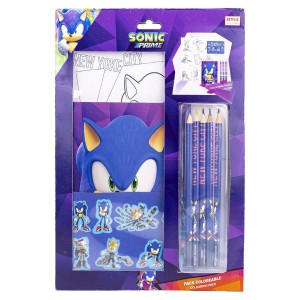 Stationery Set Sonic Purple