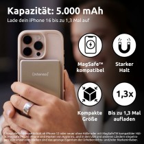 Powerbank INTENSO MW5000 MagSafe 5000 mAh Champagner