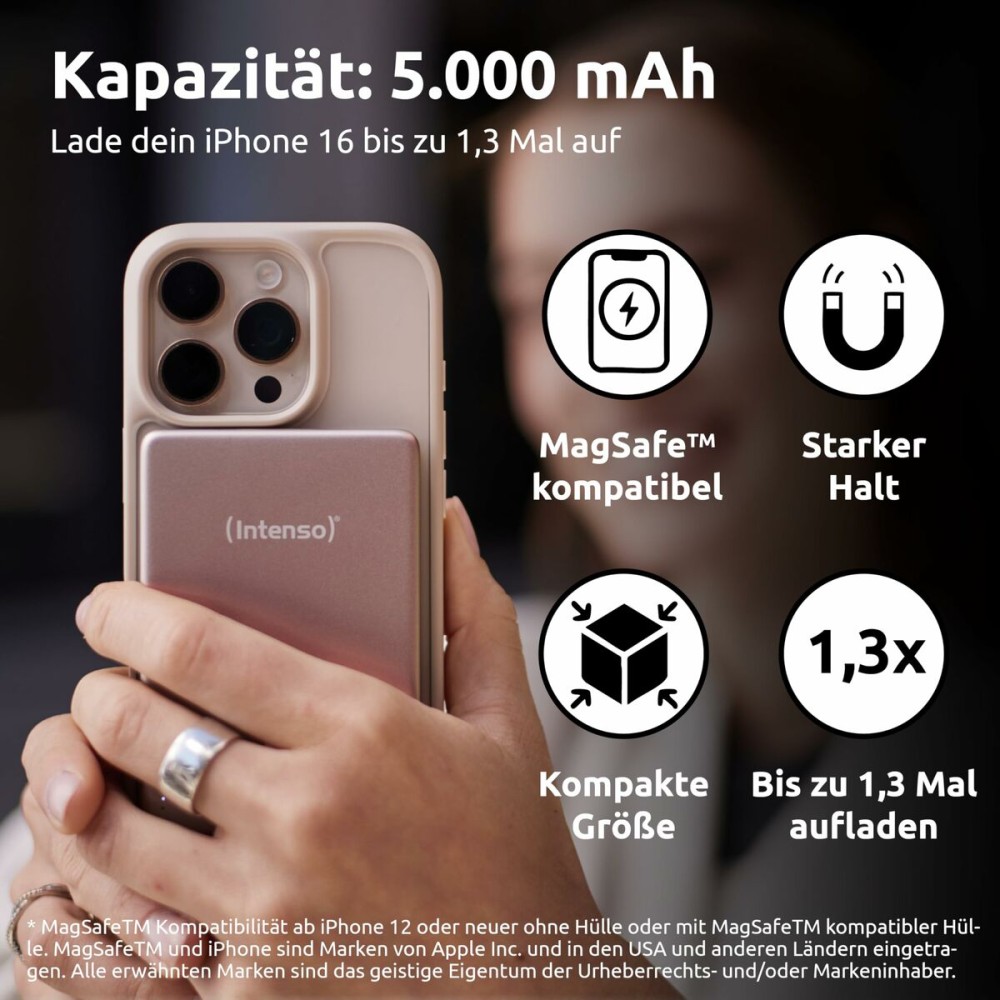 Powerbank INTENSO MW5000 5000 mAh Pink