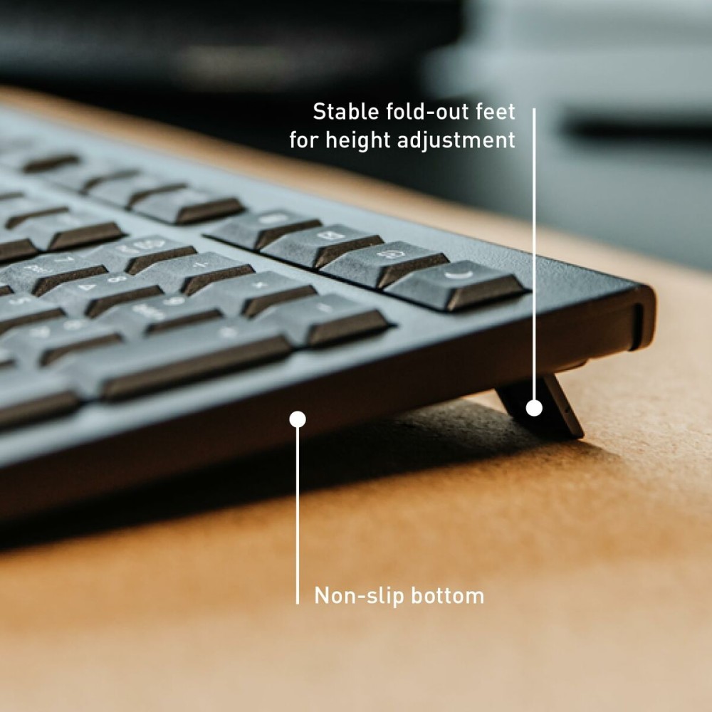 Clavier sans fil Cherry JK-3000ES-2 Noir Espagnol Qwerty