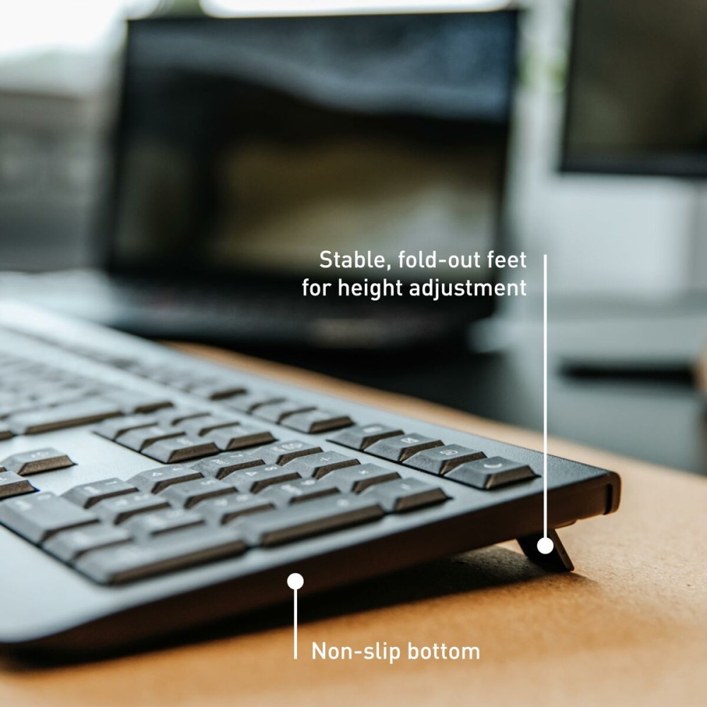 Clavier sans fil Cherry JK-3000ES-2 Noir Espagnol Qwerty