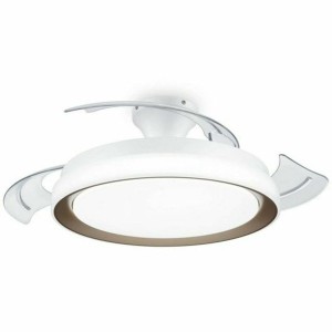 Deckenventilator mit Lampe Philips 929004081801 Weiß Gold Metall