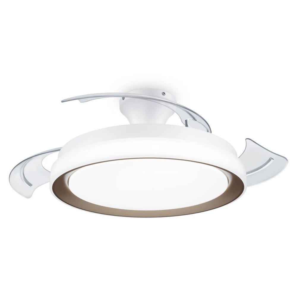 Deckenventilator mit Lampe Philips 929004081801 Weiß Gold Metall