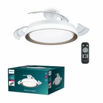 Deckenventilator mit Lampe Philips 929004081801 Weiß Gold Metall