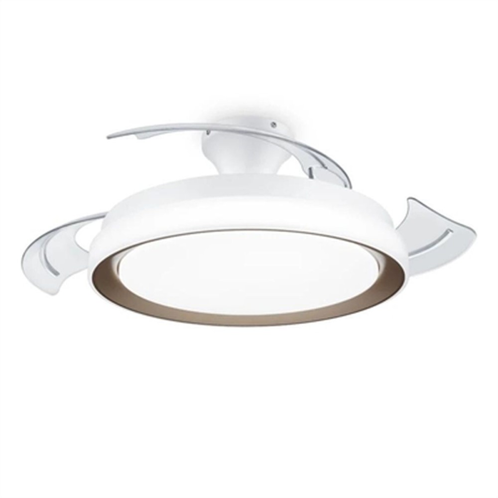 Deckenventilator mit Lampe Philips 929004081801 Weiß Gold Metall