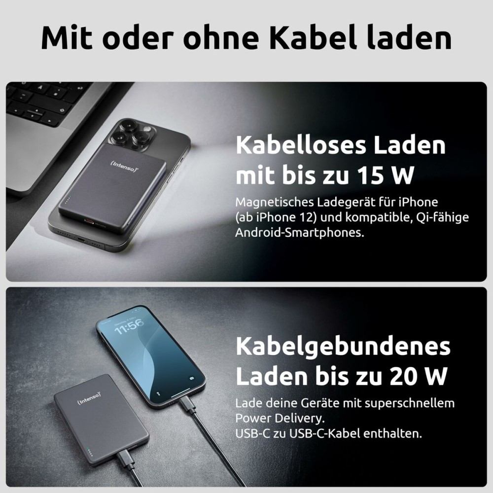 Powerbank INTENSO MW5000 5000 mAh Grau