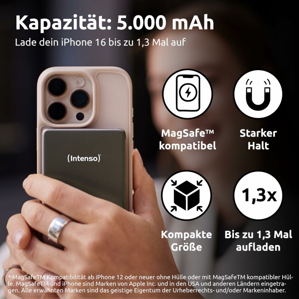 Powerbank INTENSO MW5000 5000 mAh Grau