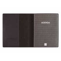 Diary Finocam DUOBAND Black A5 15,5 x 21,2 cm 2025-2026