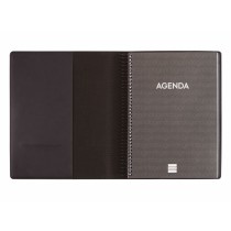 Tagesordnung Finocam DUOBAND Schwarz A5 15,5 x 21,2 cm 2025-2026
