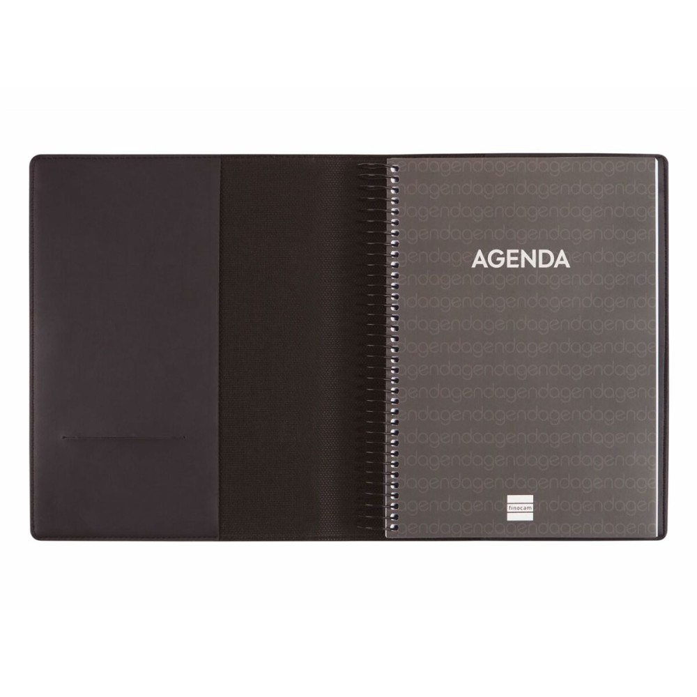 Diary Finocam DUOBAND Black A5 15,5 x 21,2 cm 2025-2026