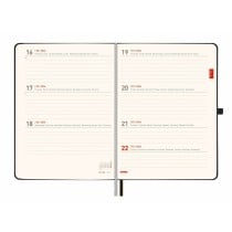 Diary Finocam MÍNIMAL Black A5 14 x 19 cm 2025-2026