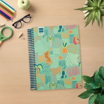 Diary Finocam DIVA Multicolour Quarto 15,5 x 21,2 cm Jungle 2025-2026