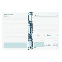 Diary Finocam DIVA Multicolour Quarto 15,5 x 21,2 cm Jungle 2025-2026