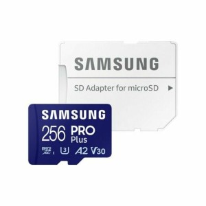 Micro SD Memory Card with Adaptor Samsung MicroSDHC PRO Plus 256GB